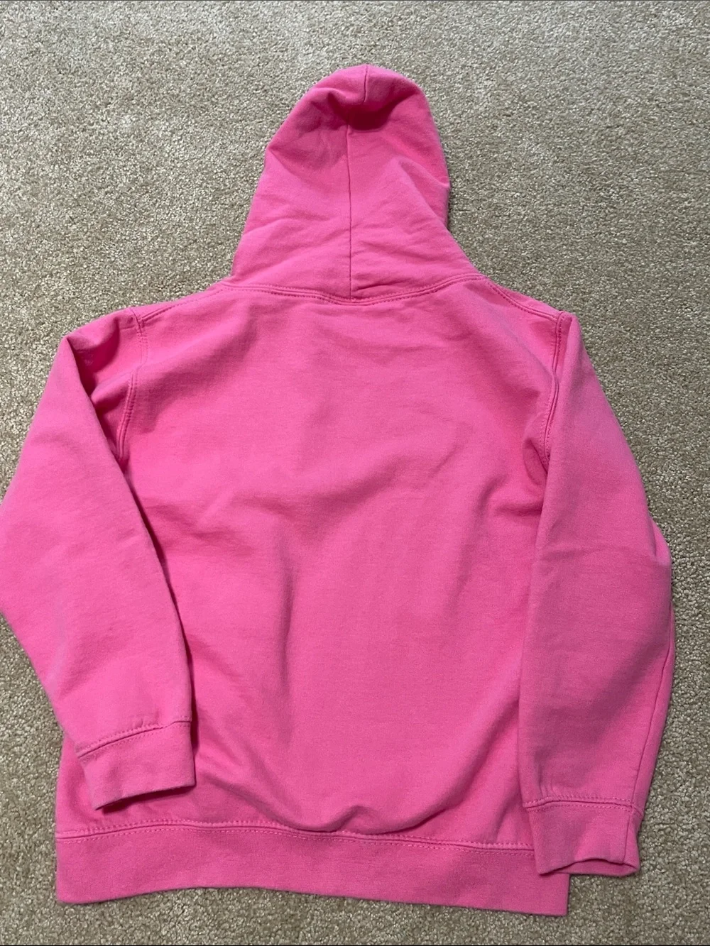 Girls' Pink 'Just a Girl Who Loves Horses' Pullover Hoodie